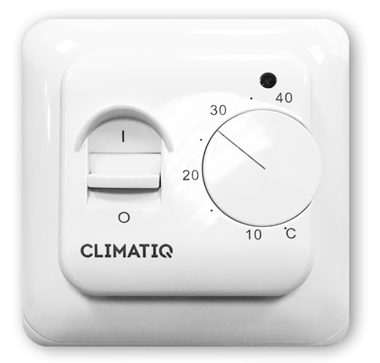 Фотография Терморегулятор механический CLIMATIQ BT (белый)