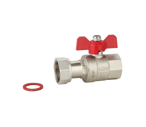 Кран шаровой с накидной гайкой ВР/ВР  3/4" бабочка GAPPO /60/10 шт.уп./