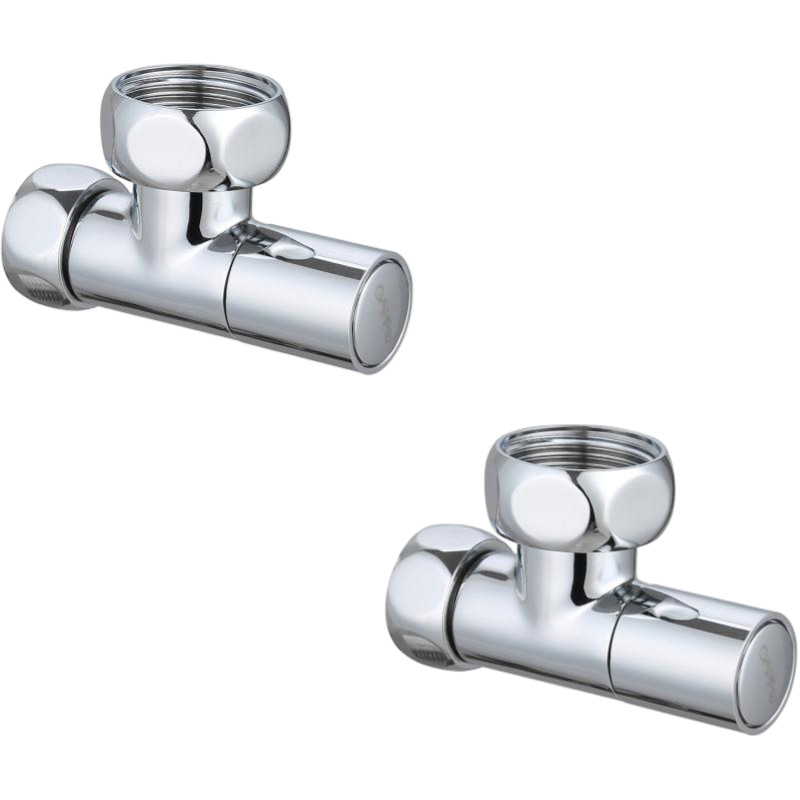 Фотография Вентили угловые ВР/ВР 1"х3/4" для полотенцесушителя GAPPO (ручки круглые)