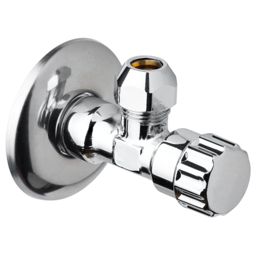 Вентиль ручной НР/НР  1/2"х10мм для сантех. приборов GAPPO /100/10 шт.уп./