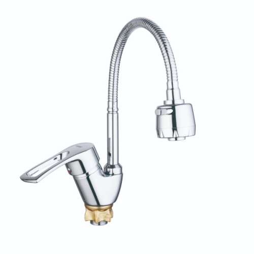 Смеситель для кухни YUB4-E181 с гибким изливом ZEGOR