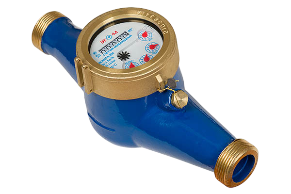 Фотография Счетчик воды Ду-25 М Мокроходный (глицерин) L-260мм ЭКОМЕРА