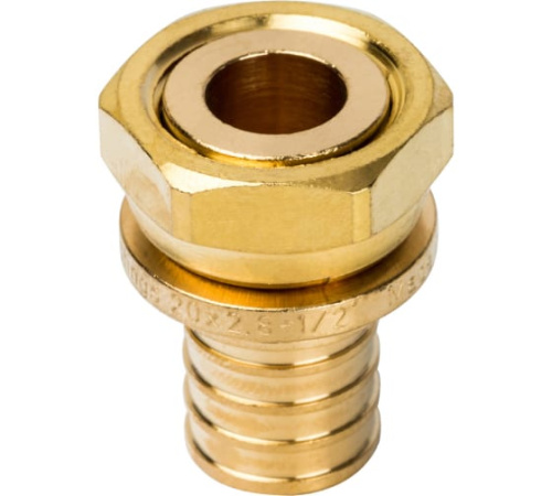 STOUT Переходник с накидной гайкой 20хG 1/2 для труб из сшитого полиэтилена