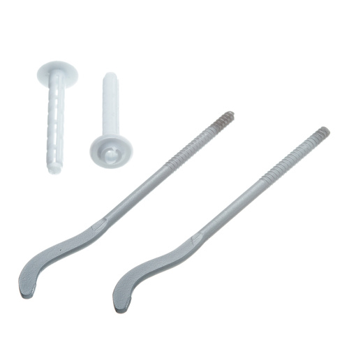 Комплект кронштейнов с дюбелями 7,2х170 ММ ( серебряный)