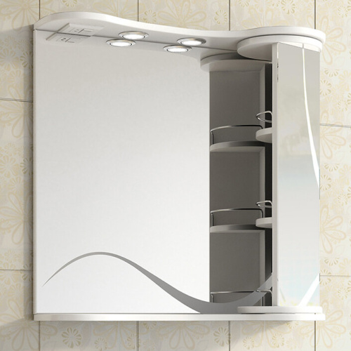 Зеркальный шкаф Callao 70 правый, со спотом VIGO																				