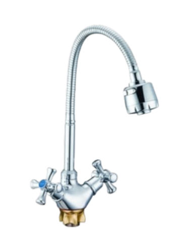 Смеситель для кухни DTZ4-E827 ZEGOR (гибкий излив)