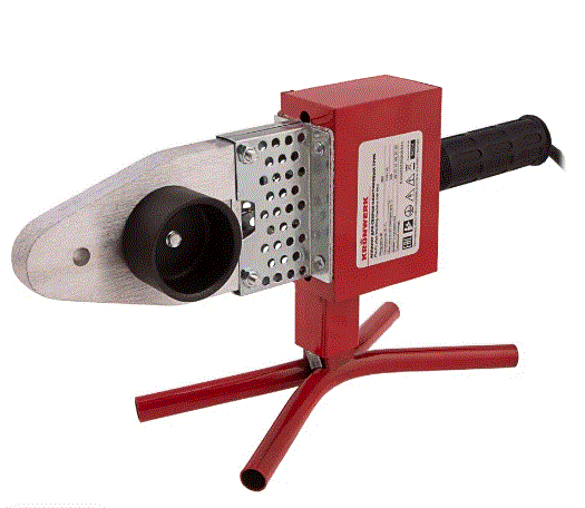 Фотография Аппарат для сварки ПП труб К W 800, 800 Вт, 300 °C, 20-25-32-40-50-63 мм, металлический кейс Kronwer