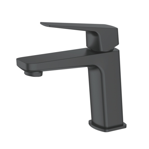 Смеситель умывальник  картридж д.26мм, черный L1081B LEDEME