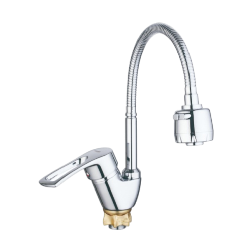 Смеситель для кухни YUB4-E181 ZEGOR (гибкий излив)