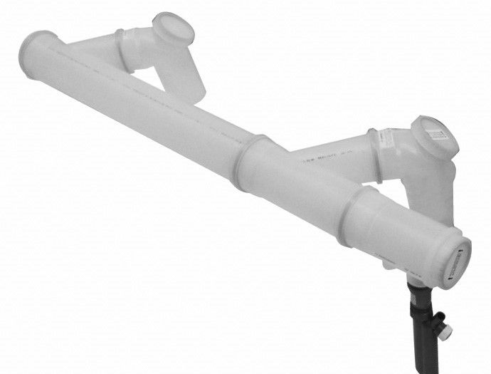 Фотография Дымоотв. комплект полипропиленовый для 2-х котлов диам. 160 мм для конденсационных котлов BAXI