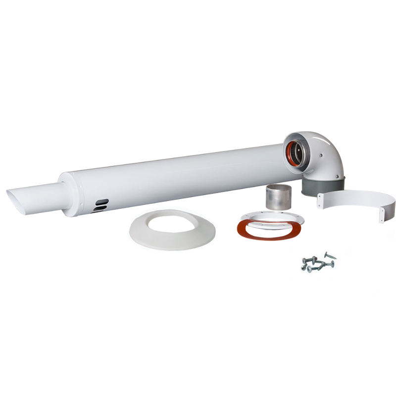 Фотография Комплект коаксиальный Ø60/100 1000 мм FAVORIT (пластиковый угол)