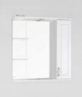 Зеркальный шкаф Style Line Олеандр-2 75/С, белый