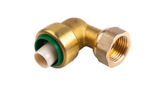 Фотография Угольник с накидной гайкой Arrowhead Push 16mmx1/2"