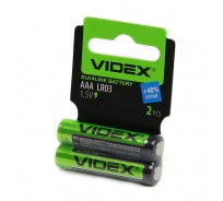 Фотография Батарейки VIDEX LR3/AAA 2pcs SHRINK CARD (60/720)