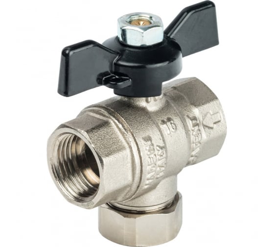 Фотография STOUT Кран шаровой с фильтром ВР/ВР  1/2" (ручка-бабочка)