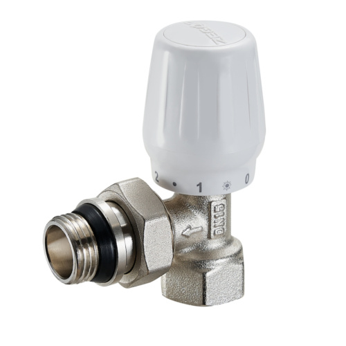 Клапан ручной угловой ВР/НР 3/4" радиаторный ZEGOR (с антипротечкой) /80/8 шт.уп/