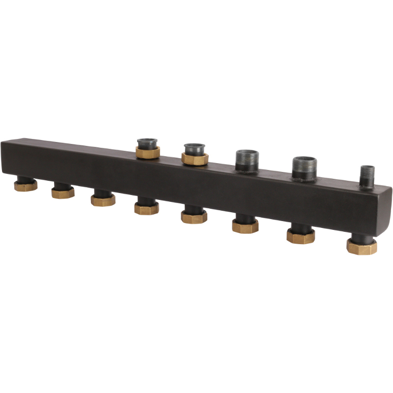 Фотография ROMMER Стальной распределительный коллектор 4(5) отопительных контура 1 1/2"