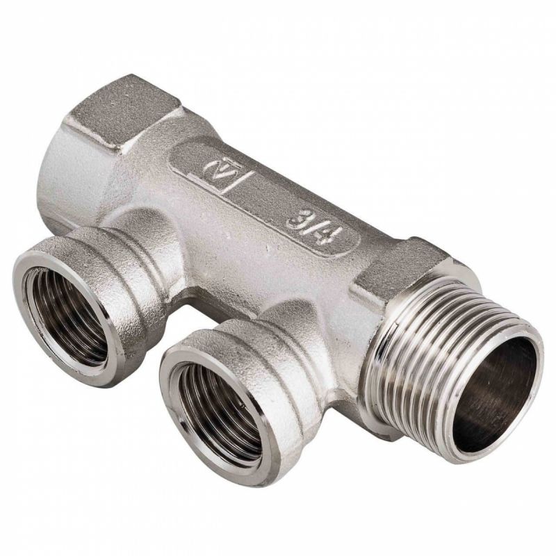 Фотография Коллектор VALTEC 1", 2 вых. х 1/2" вн. Фотография Коллектор VALTEC 1", 2 вых. х 1/2" вн.