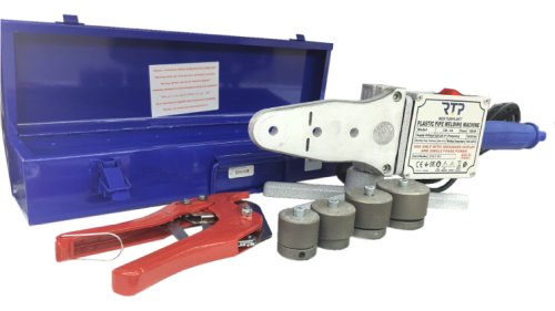 Набор сварочного оборудования CM-06 MINI 1.5кВт. RTP (Сварочный аппарат; подставка; сменные нагреватели 20, 25, 32, 40 мм; ножницы для резки труб диаметром 16-42 мм; ключи для крепления сварочных насадок; металлический бокс) Набор сварочного оборудования CM-06 MINI 1.5кВт. RTP (Сварочный аппарат; подставка; сменные нагреватели 20, 25, 32, 40 мм; ножницы для резки труб диаметром 16-42 мм; ключи для крепления сварочных насадок; металлический бокс)