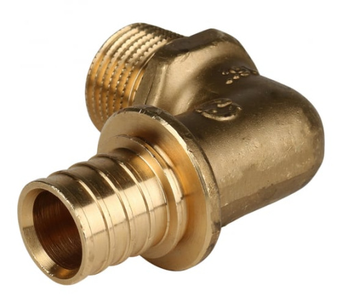 STOUT Угольник-переходник с н/р 20хR 1/2 для труб из сшитого полиэтилена 