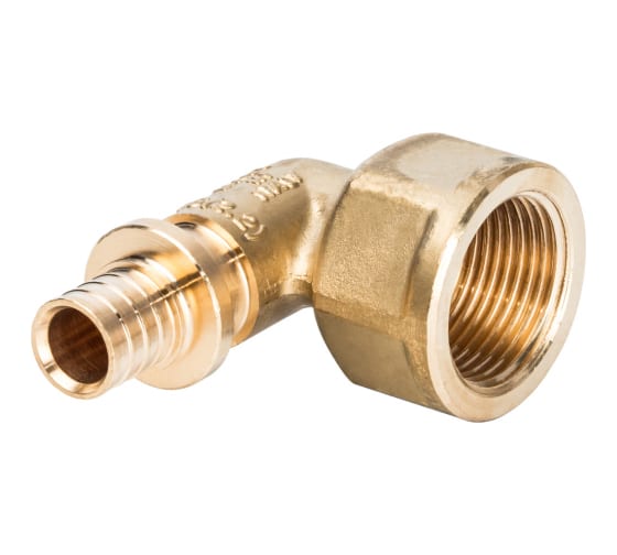 Фотография STOUT Угольник-переходник с вн/р  16хG3/4 для труб из сшитого полиэтилена 