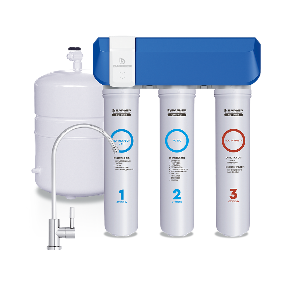Фотография Система обратного осмоса КОМПАКТ Осмо 100 БАРЬЕР