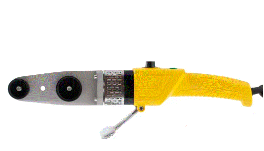 Фотография Аппарат для сварки пластиковых труб DWP-800, Х-Pro, 800 Вт, 300 град, комплект насадок, 20-32 мм Den