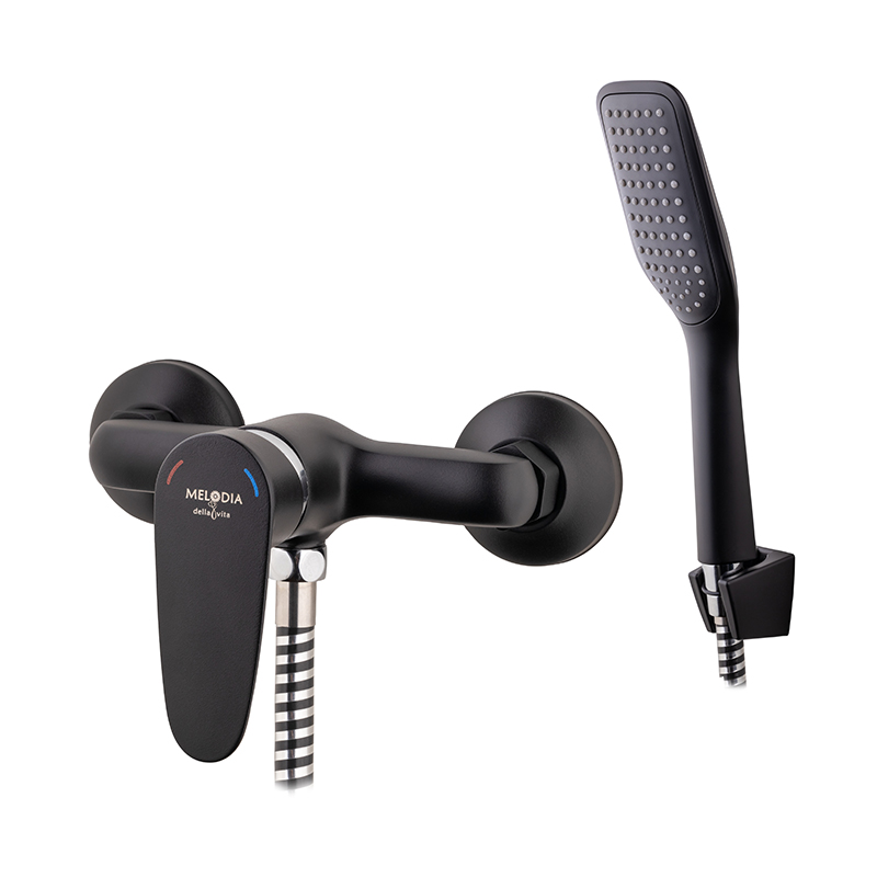 Фотография смеситель душ MELODIA Moderno картридж д.35мм,с аксессуарами MDV35150bk