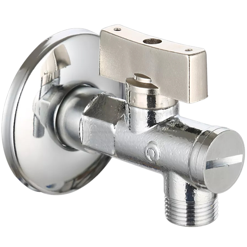 Фотография Кран шаровый для сантех. приборов НР/НР  1/2"х3/4" бабочка GAPPO (с фильтром) 