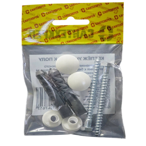 Набор креплений унитаза к полу (пакет)