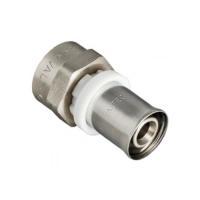 Соединитель пресс с переходом на  внутренюю резьбу 16х1/2"