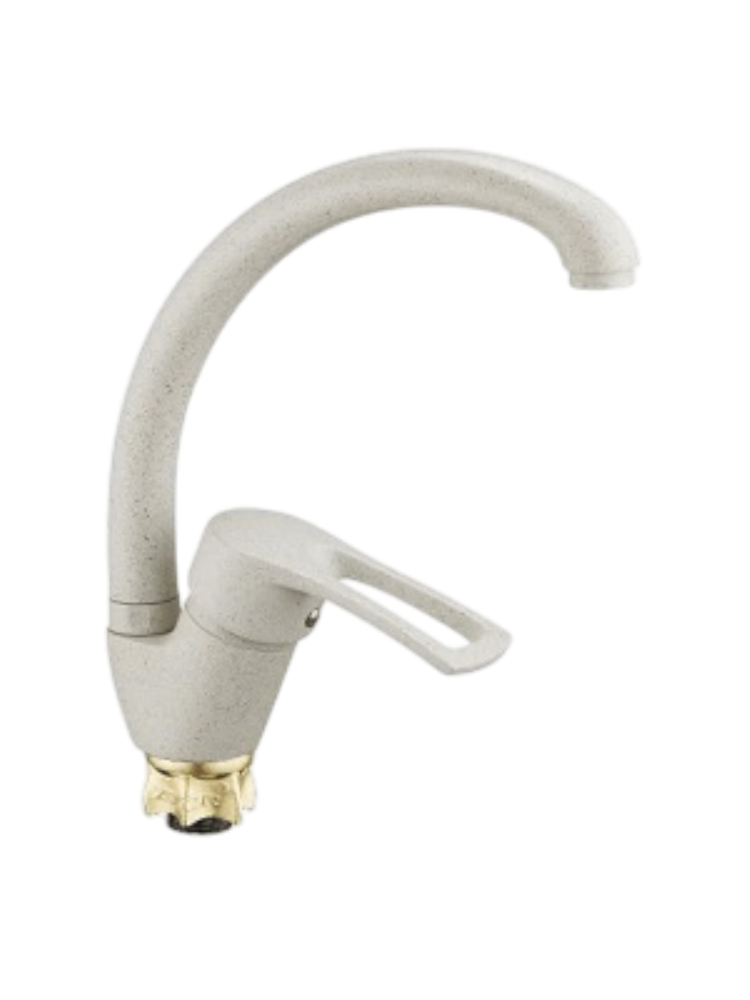 Фотография Смеситель для кухни YUB4-A181KS бежевый матовый гранит ZEGOR