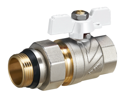 Кран шаровой с американкой ВР/НР  3/4" бабочка ZEGOR (с антипротечкой) /60/15 шт.уп./