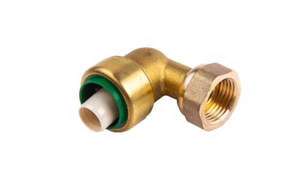 Фотография Угольник с накидной гайкой Arrowhead Push 20mmx1/2"