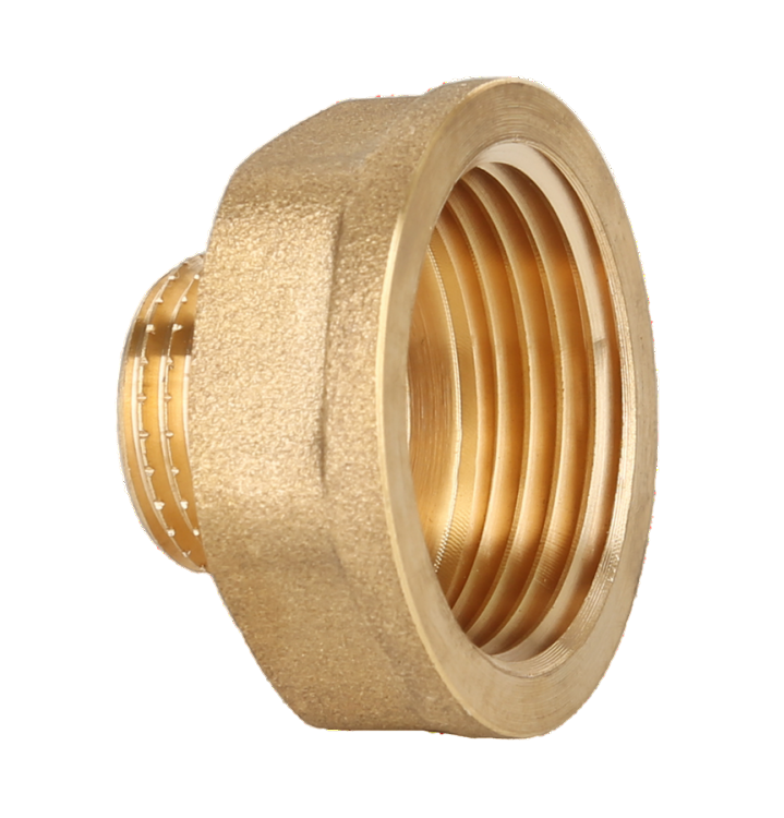 Фотография Переходник латунный ВР/НР  1/2"х1/4" GAPPO /300/5 шт.уп/