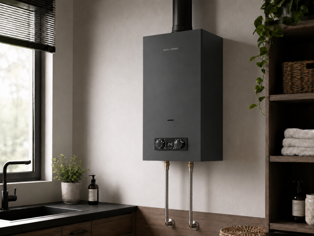 Газовая колонка GWH 10 Inflame Grafit ROYAL THERMO.png