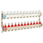 Коллекторная группа RTP нерж, с расходомерами, 11 вых