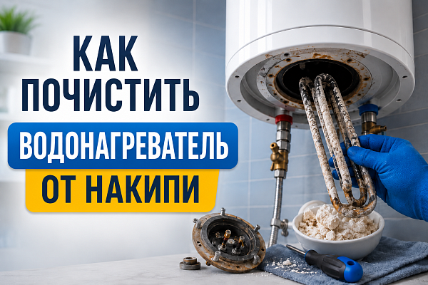 Как почистить водонагреватель от накипи