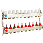 Коллекторная группа RTP нерж, с расходомерами, 10 вых