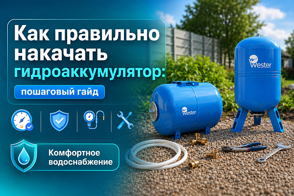 Как правильно накачать гидроаккумулятор: пошаговый гайд