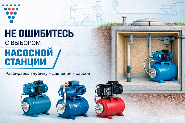 Как выбрать насосную станцию для частного дома, дачи, колодца и скважины