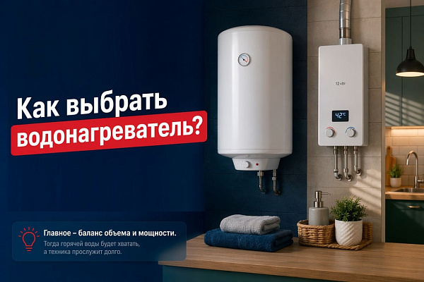 Как выбрать водонагреватель и не ошибиться с объемом и мощностью