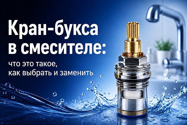 Кран-букса в смесителе: что это такое, как выбрать и заменить