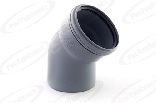 Отвод канализационный 110/45° RTP /50 шт.уп/ Отвод канализационный 110/45° RTP /50 шт.уп/