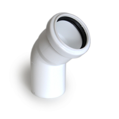 Отвод малошумный  50/45° ELITE RTP /50 шт.уп/ Отвод малошумный  50/45° ELITE RTP /50 шт.уп/