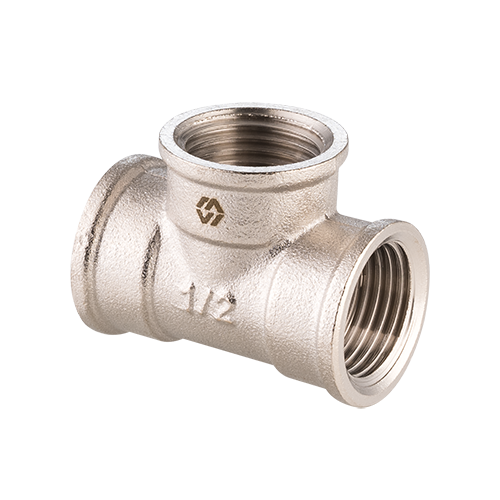 Тройник латунный НР  1/2" MVI Тройник латунный НР  1/2" MVI