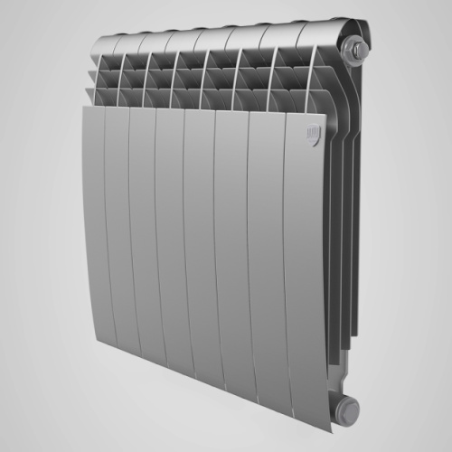 Радиатор биметаллический 500/87 мм 10 секции Biliner/Silver Satin ROYAL THERMO Радиатор биметаллический 500/87 мм 10 секции Biliner/Silver Satin ROYAL THERMO