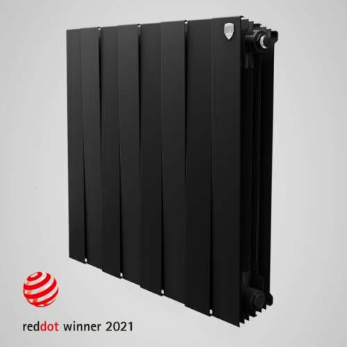 Радиатор биметаллический 500/100 мм  6 секции PianoForte/Noir Sable ROYAL THERMO Радиатор биметаллический 500/100 мм  6 секции PianoForte/Noir Sable ROYAL THERMO