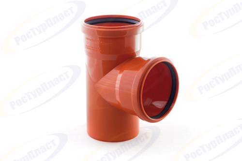 Тройник наружной канализации 110/110/87° РТП /25 шт.уп/ Тройник наружной канализации 110/110/87° РТП /25 шт.уп/