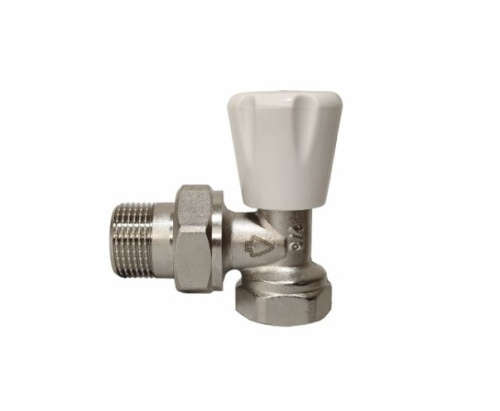 Клапан ручной ARROWHEAD д/радиатора 1/2, угловой Клапан ручной ARROWHEAD д/радиатора 1/2, угловой